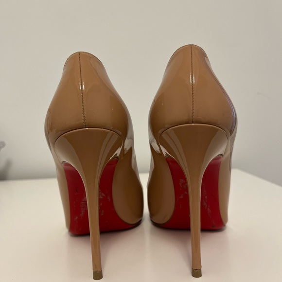 Christian Louboutin Décolleté 554 Nude Pumps - Picture 3 of 4